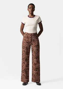 Hose mit Leopardenprint