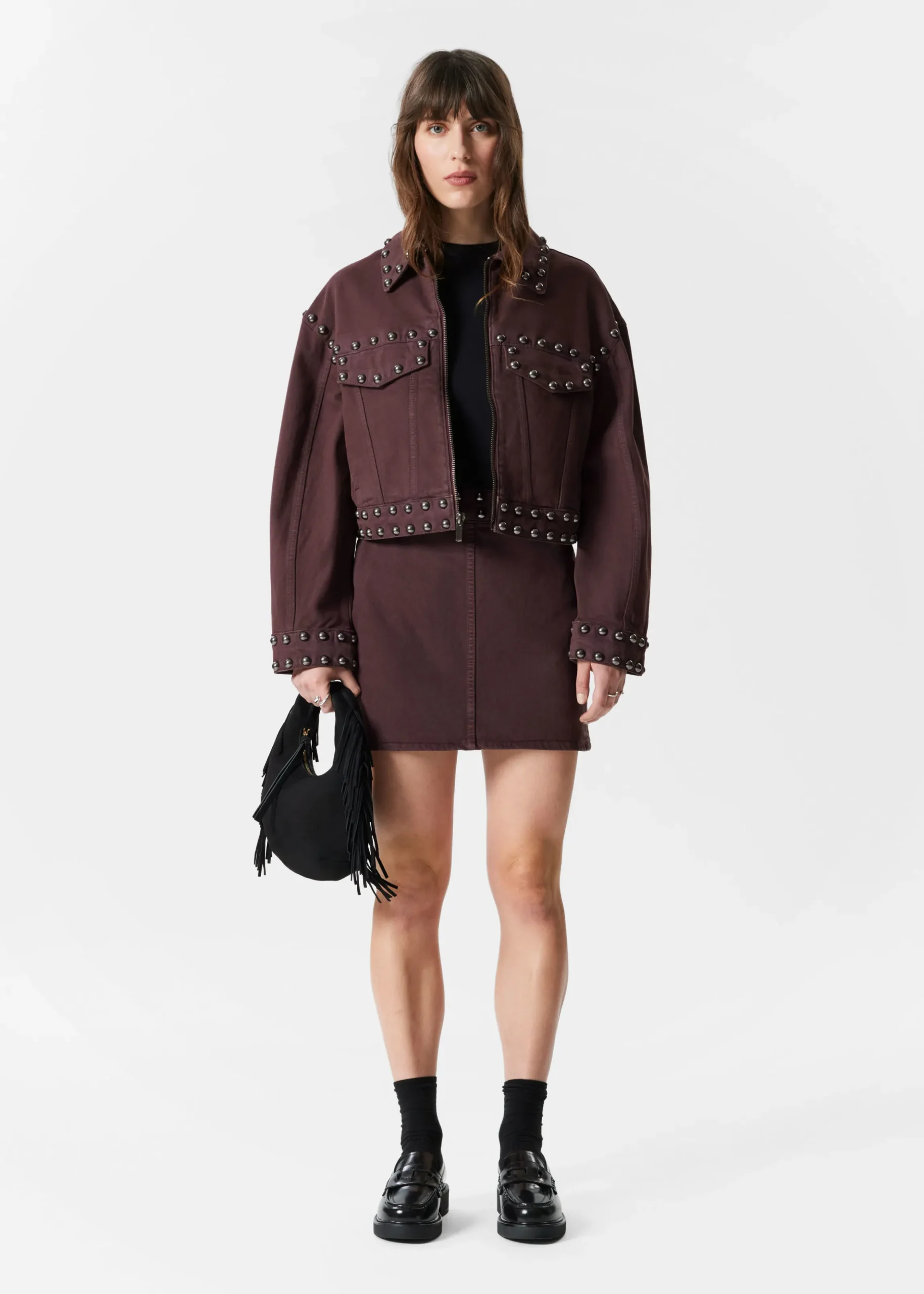 Jacke mit Nieten