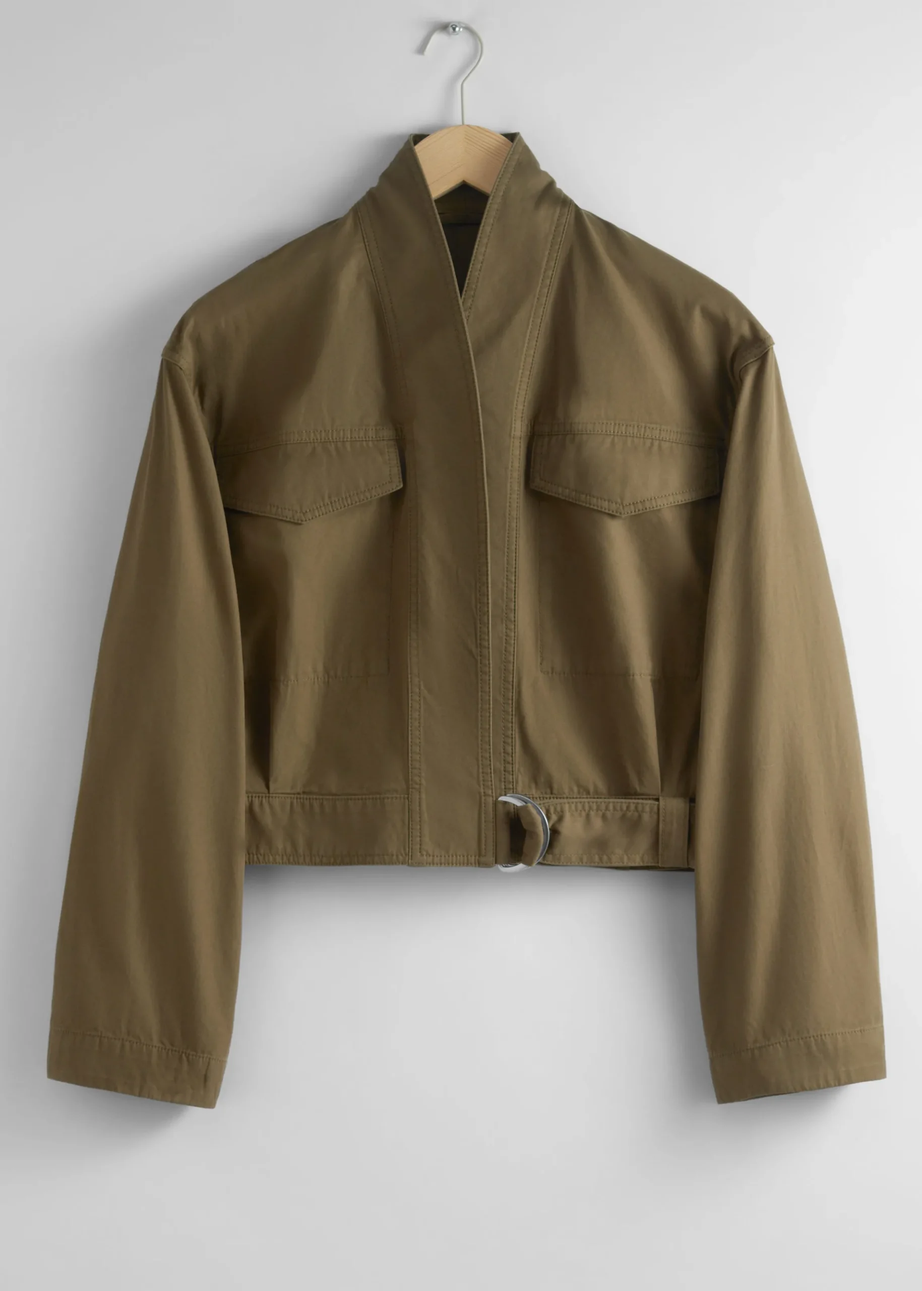 Jacke mit Schalkragen