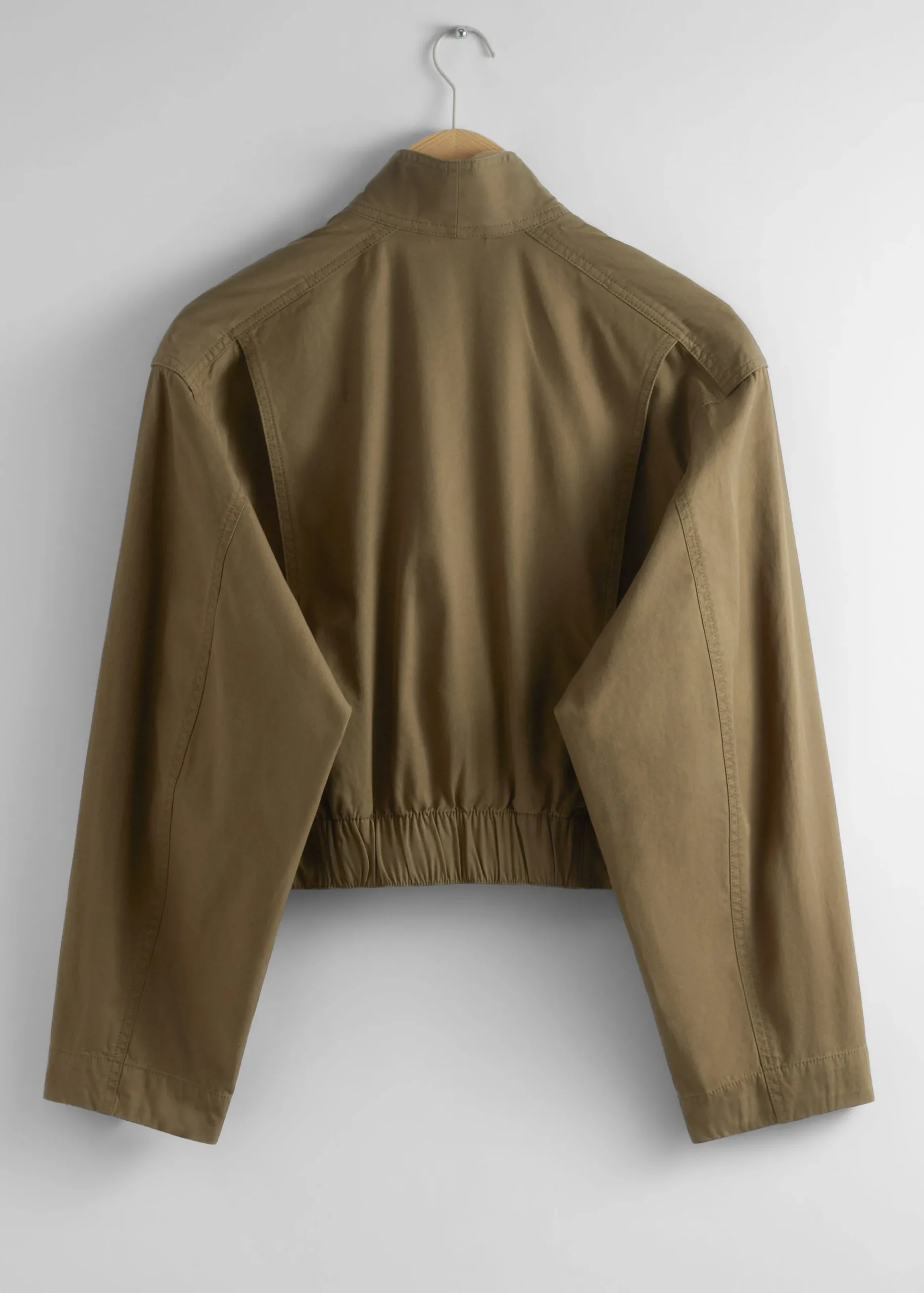 Jacke mit Schalkragen
