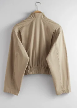 Jacke mit Schalkragen