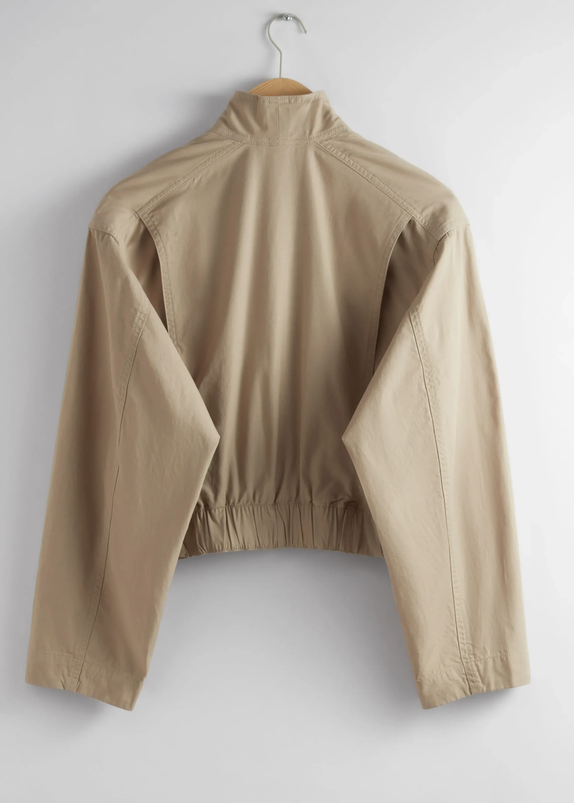 Jacke mit Schalkragen