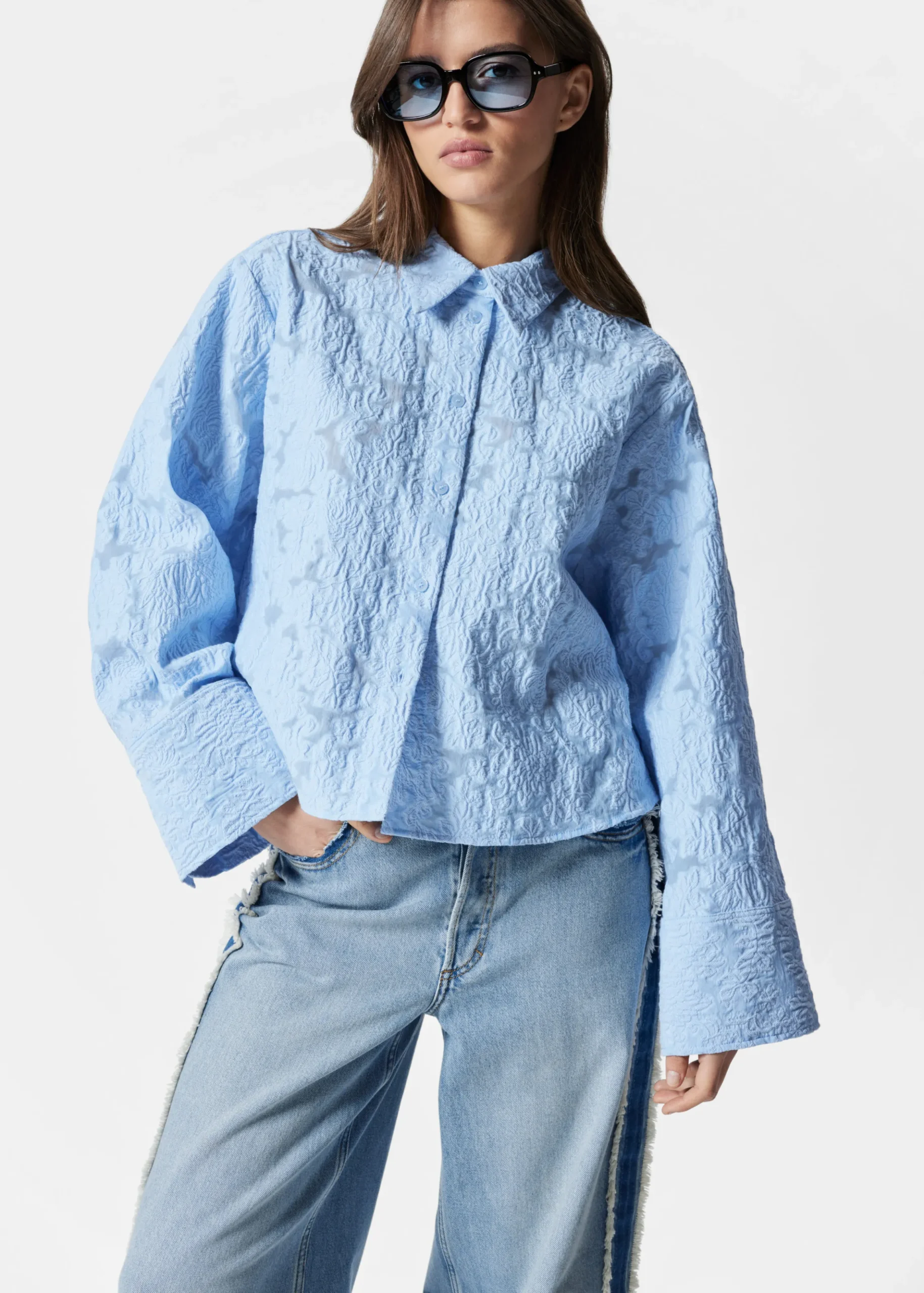 Jacquard-Hemd