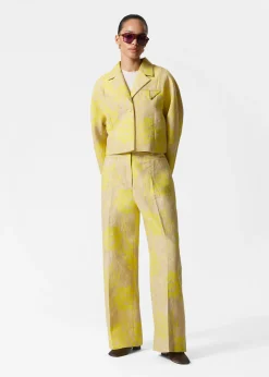 Jacquard-Hose mit Bügelfalten