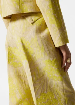 Jacquard-Hose mit Bügelfalten