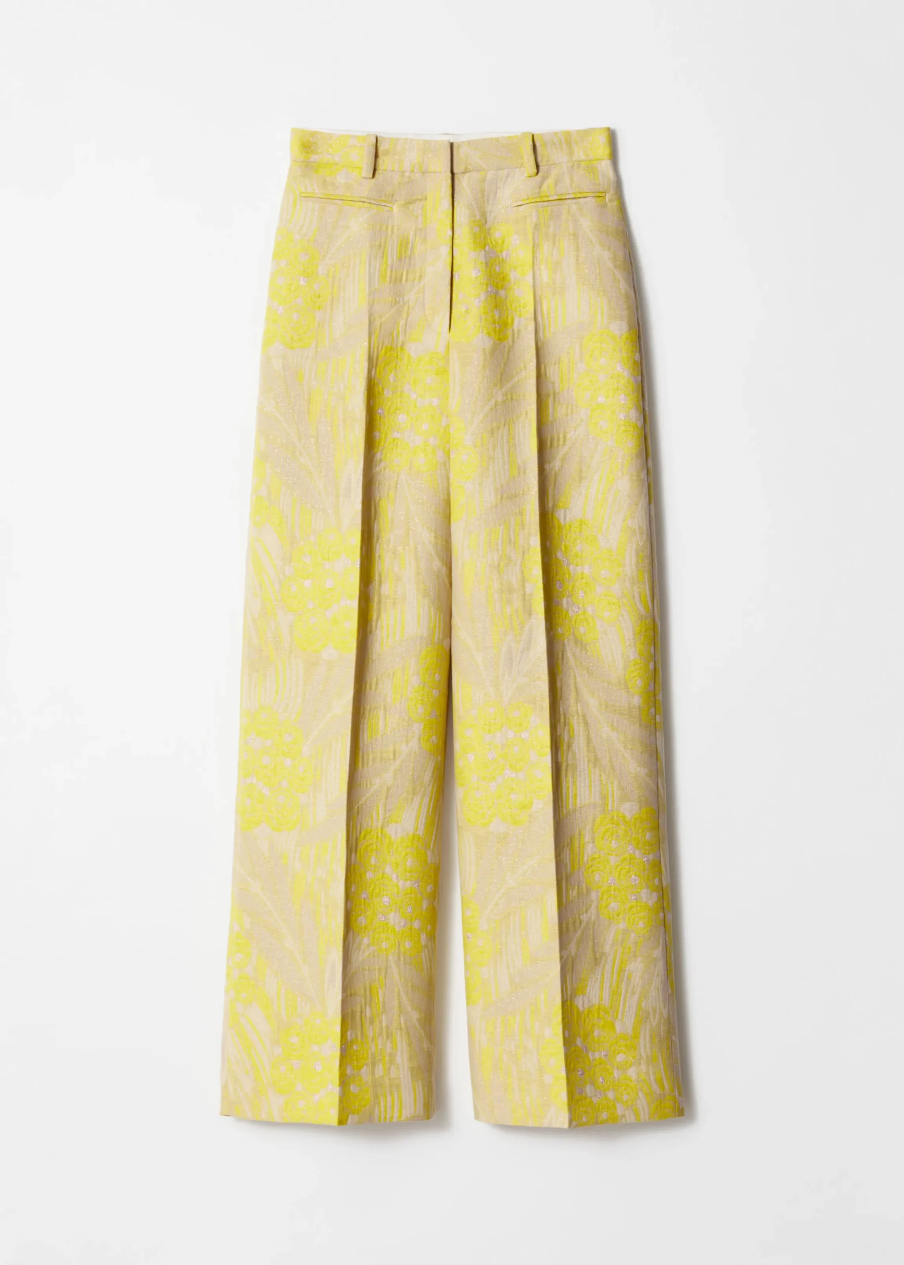 Jacquard-Hose mit Bügelfalten