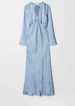 Jacquard-Maxikleid