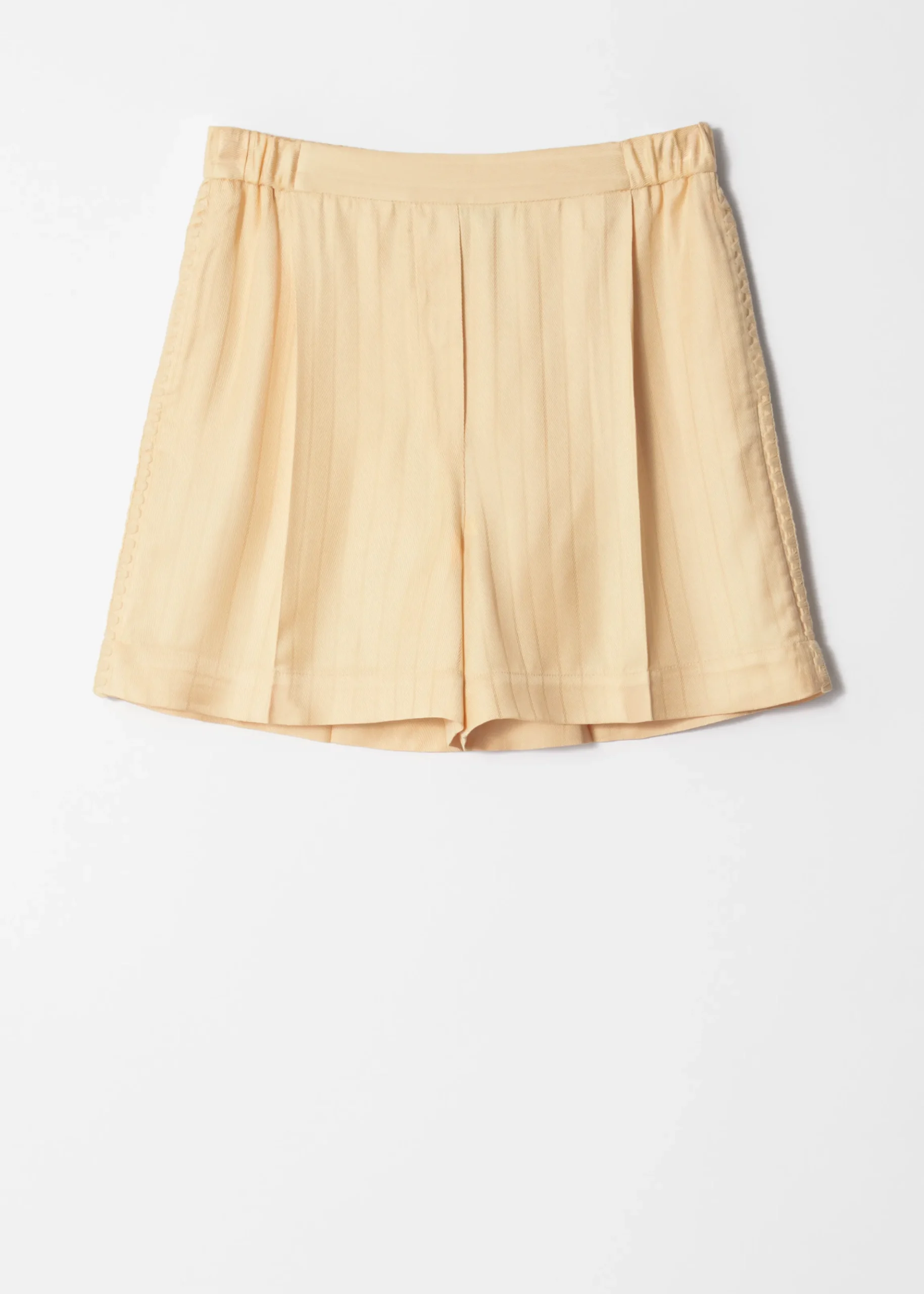 Jacquard-Shorts mit Bügelfalten