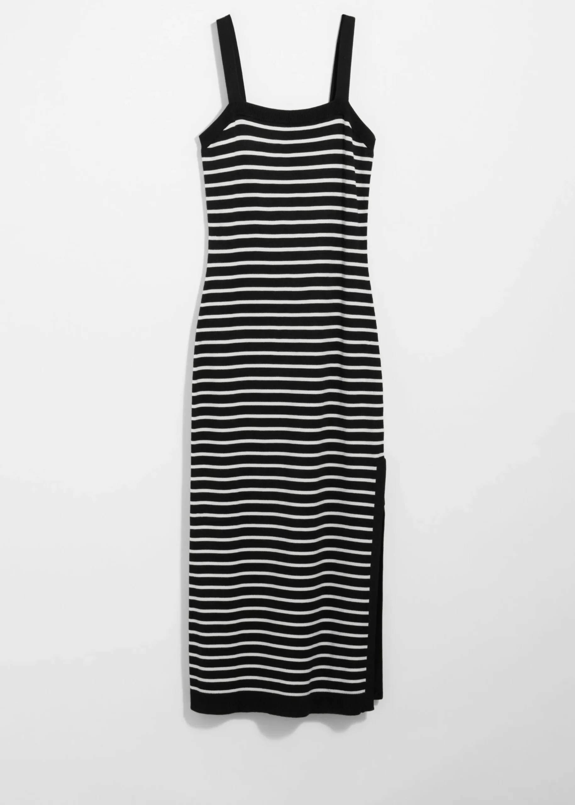 Jacquard-Strickkleid in Midilänge