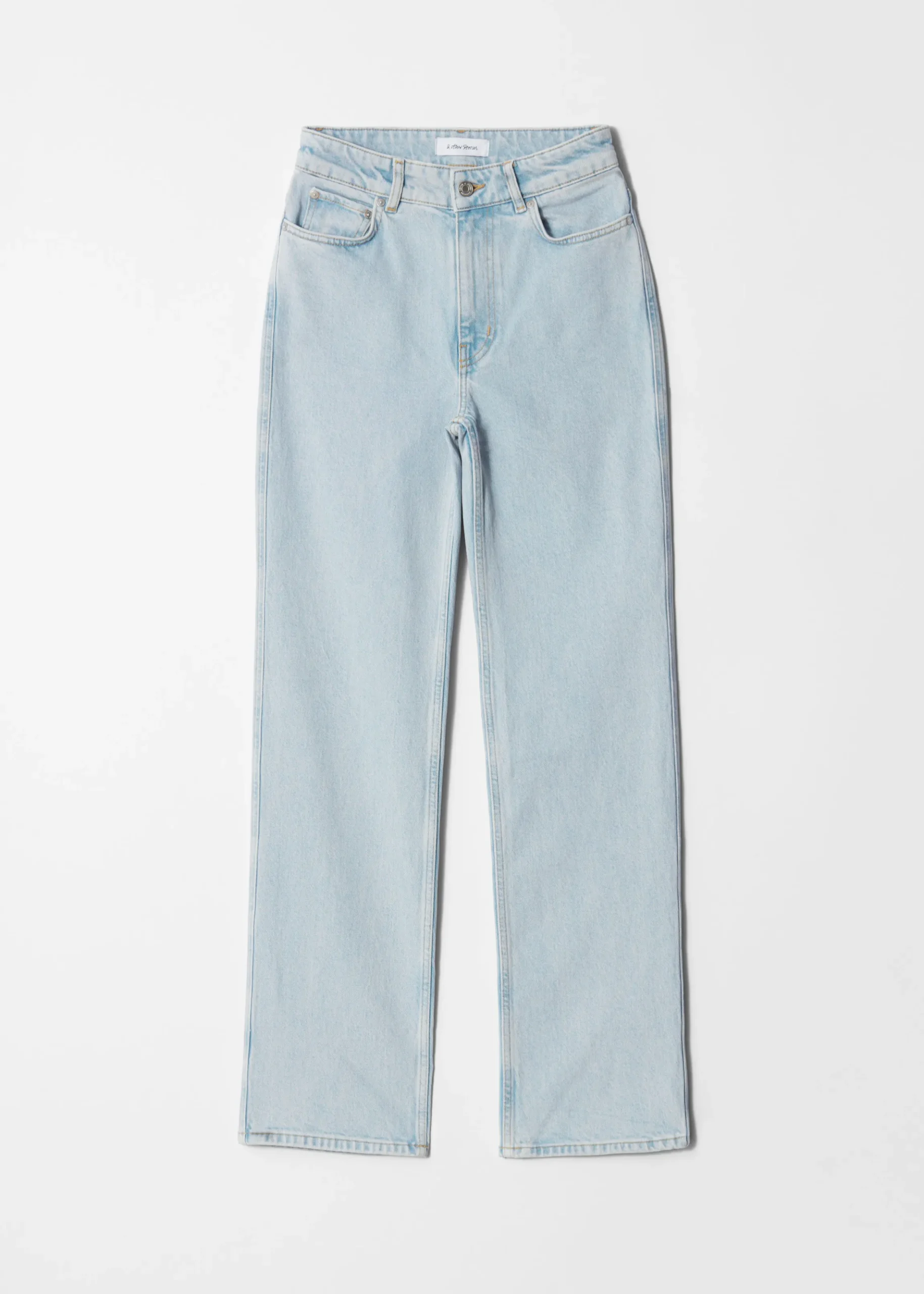Jeans mit hohem Bund und weitem Bein