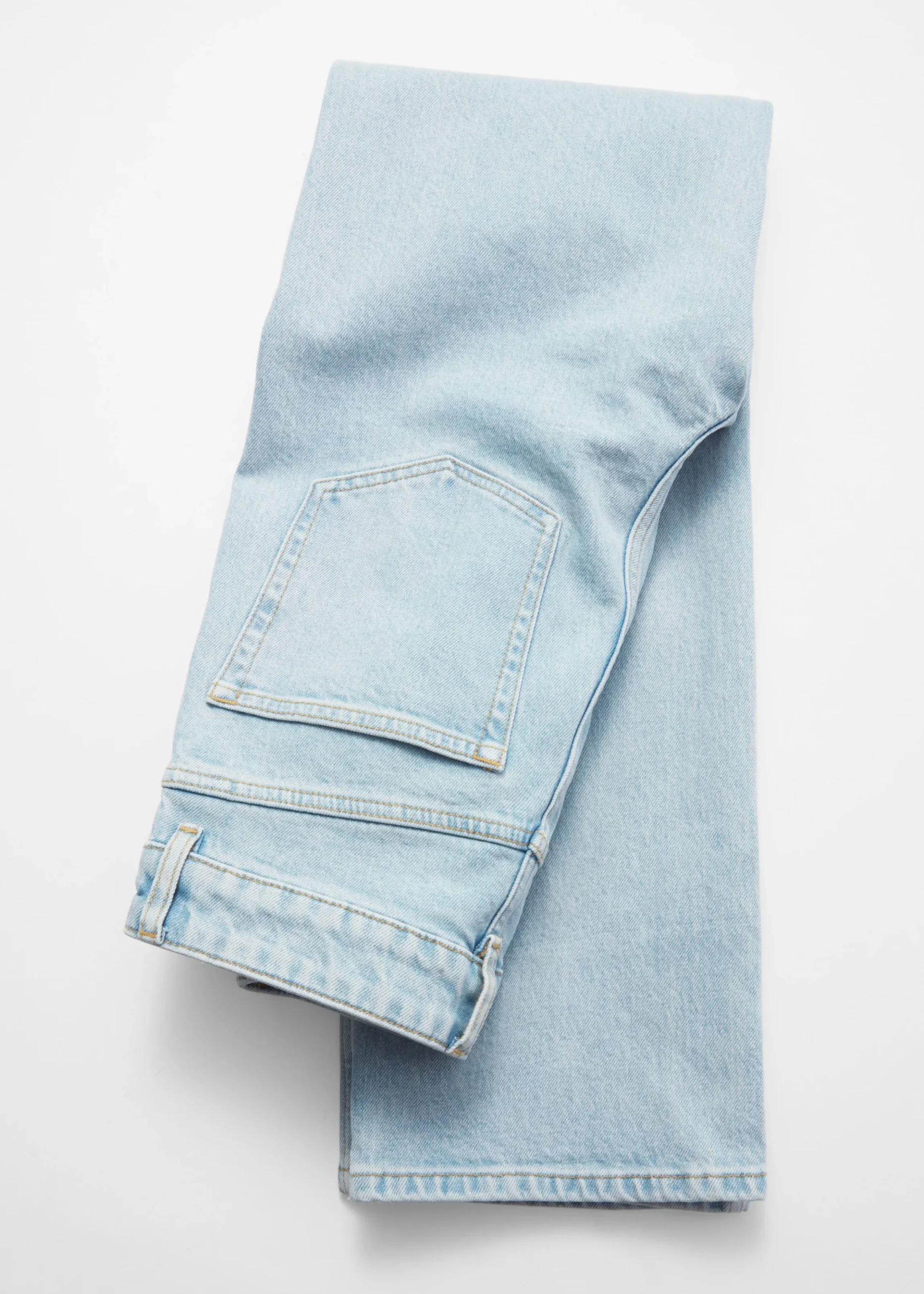 Jeans mit hohem Bund und weitem Bein