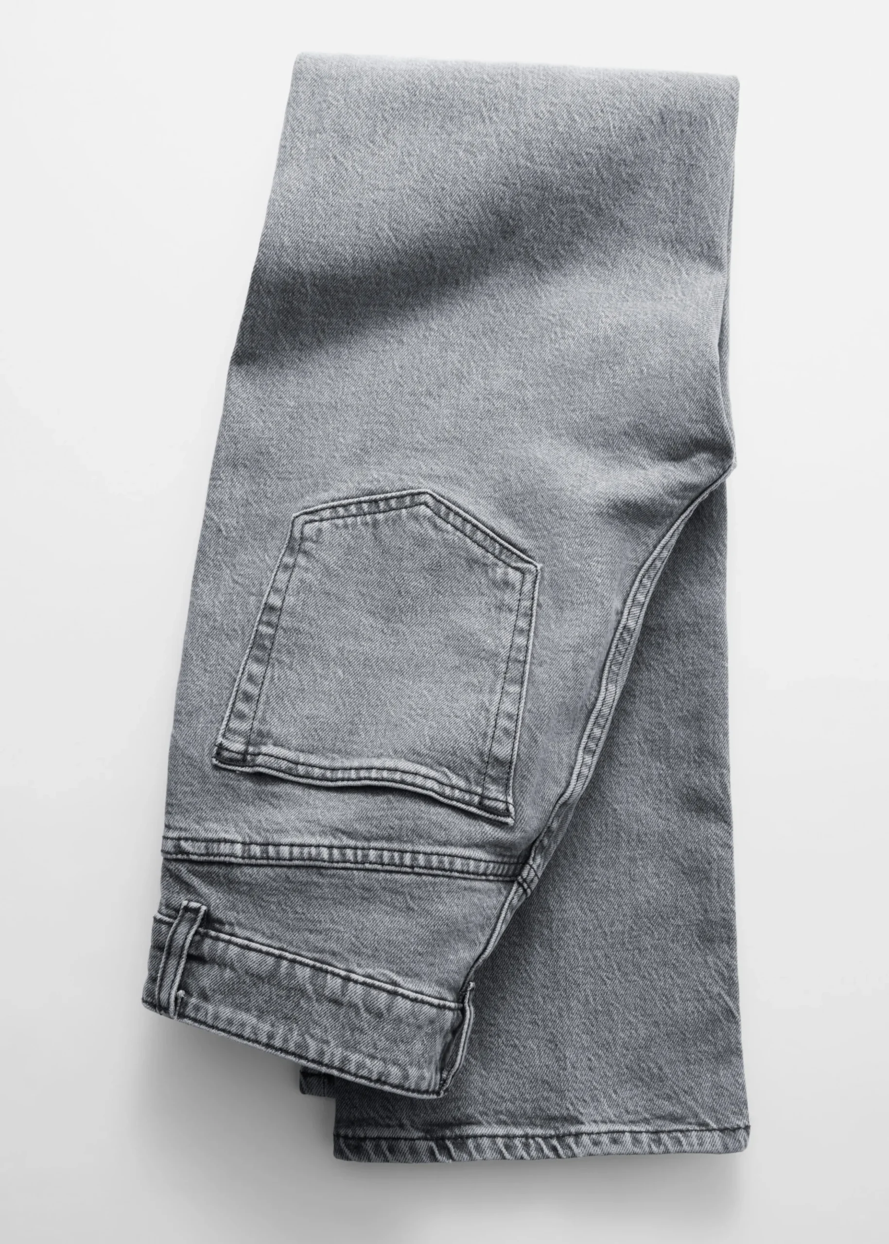 Jeans mit hohem Bund und weitem Bein