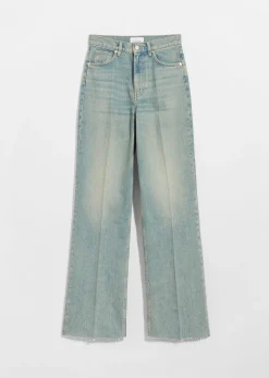 Jeans mit hohem Bund und weitem Bein