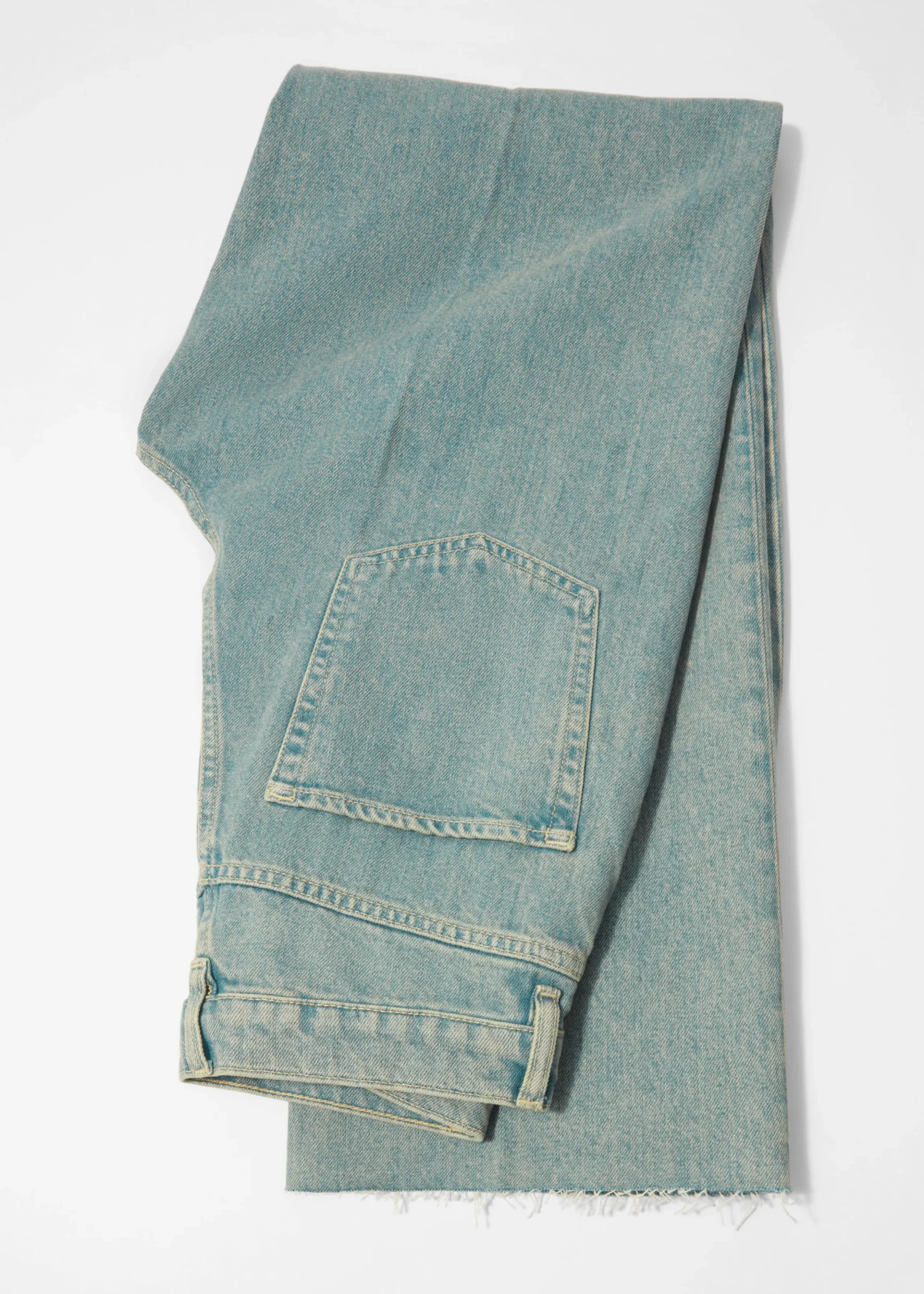 Jeans mit hohem Bund und weitem Bein