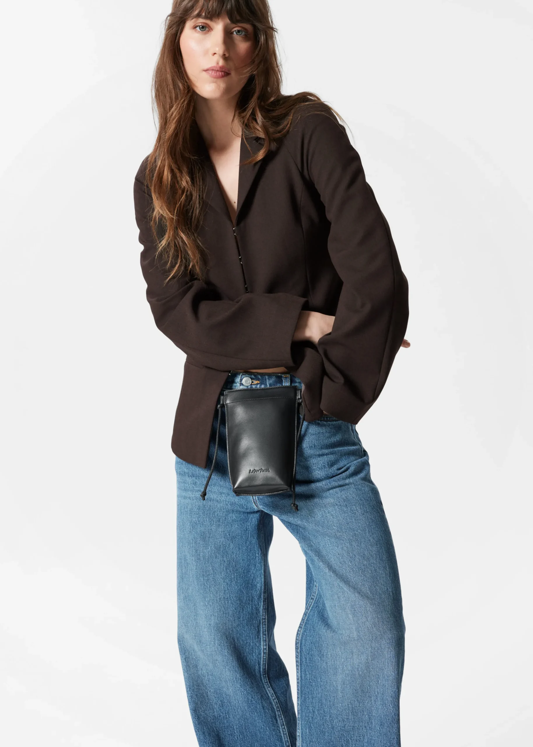 Jeans mit weitem Bein