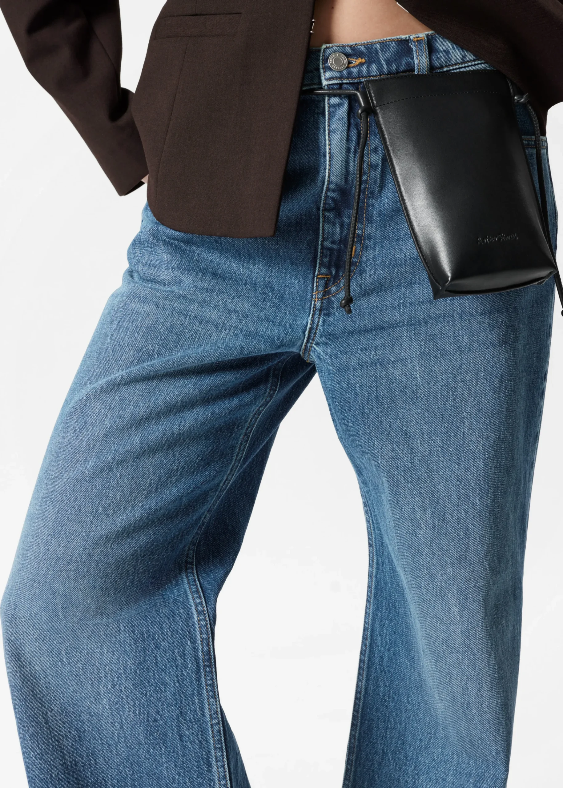Jeans mit weitem Bein
