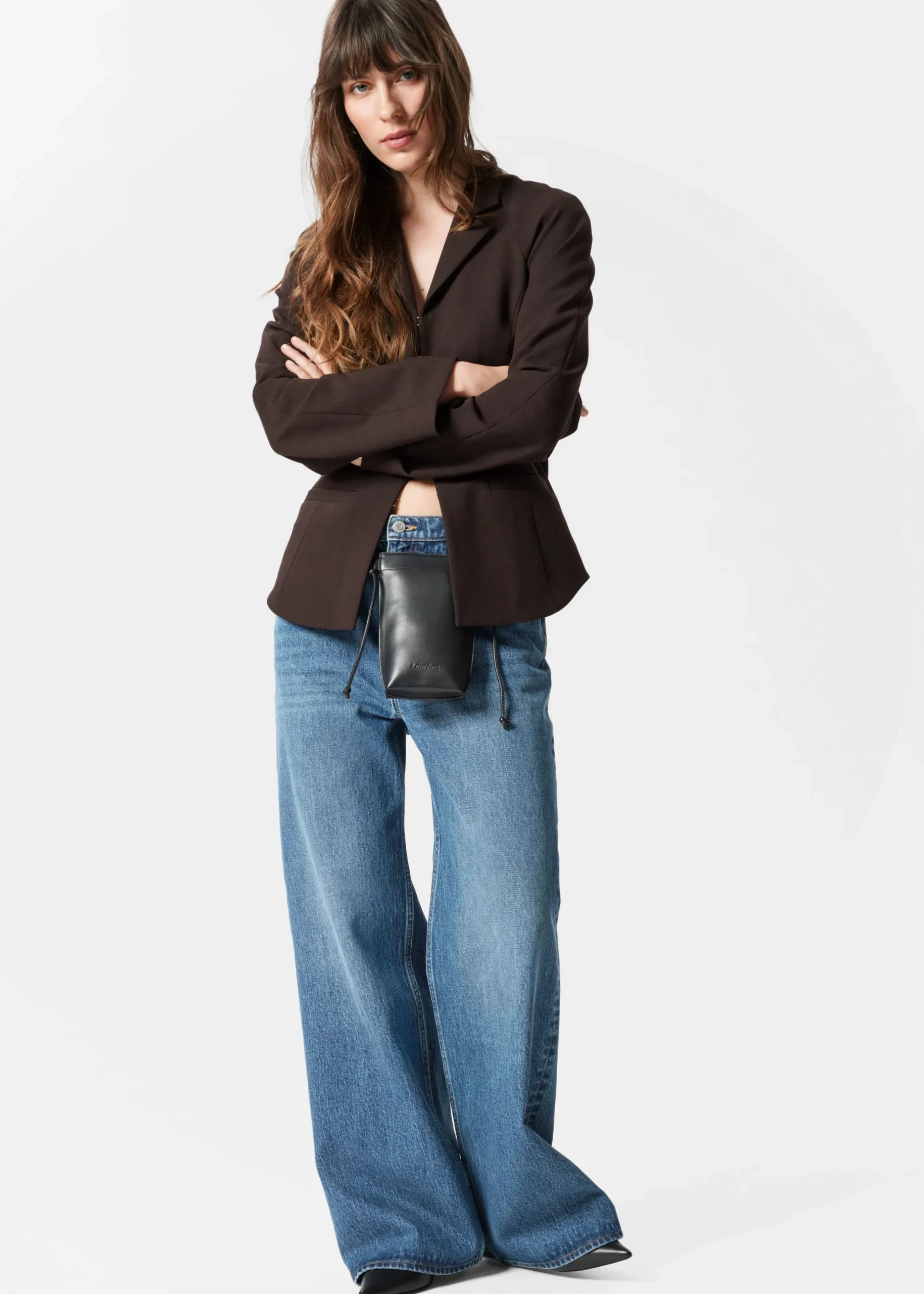 Jeans mit weitem Bein
