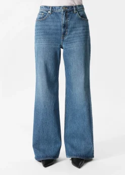 Jeans mit weitem Bein