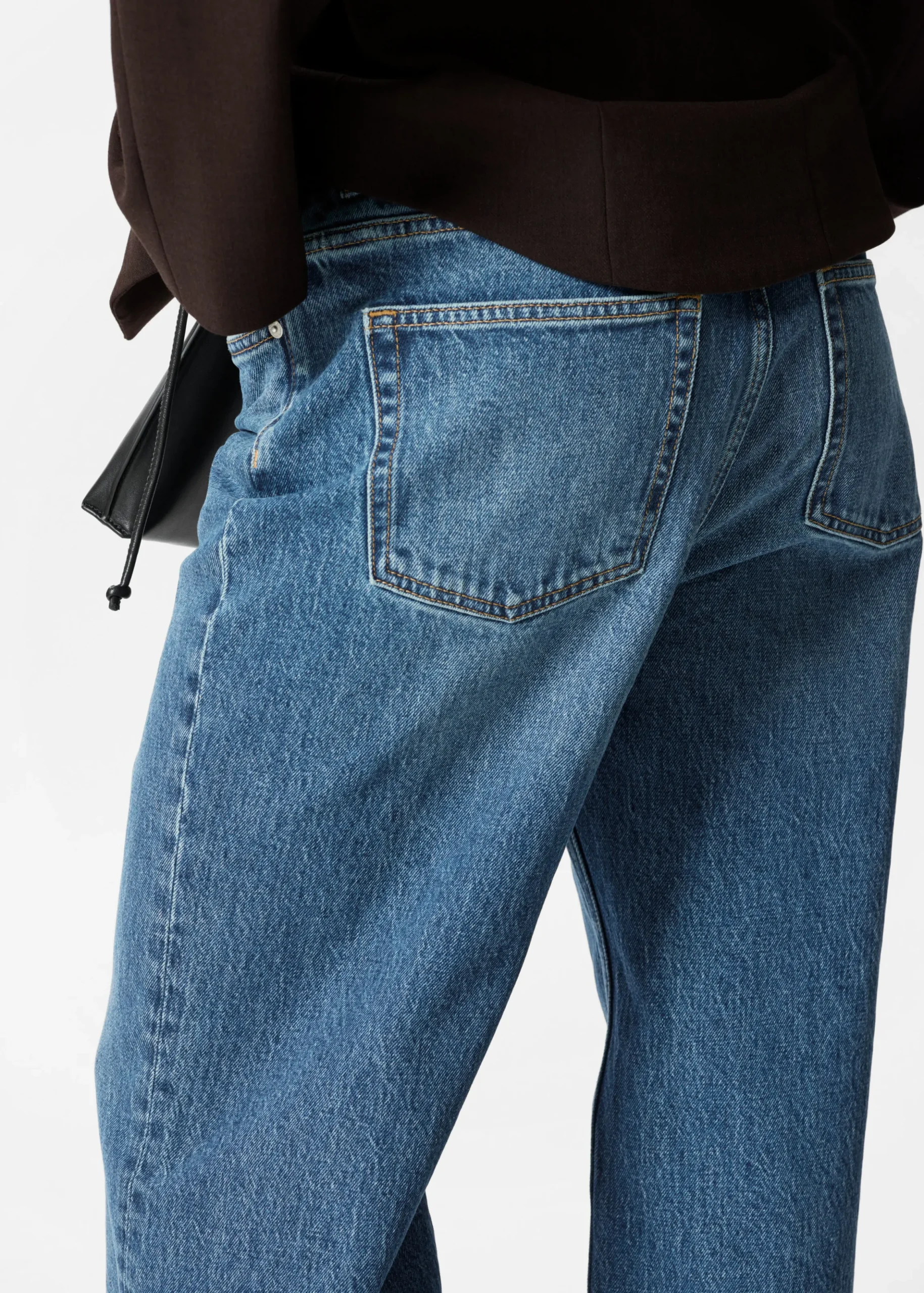 Jeans mit weitem Bein