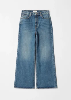 Jeans mit weitem Bein