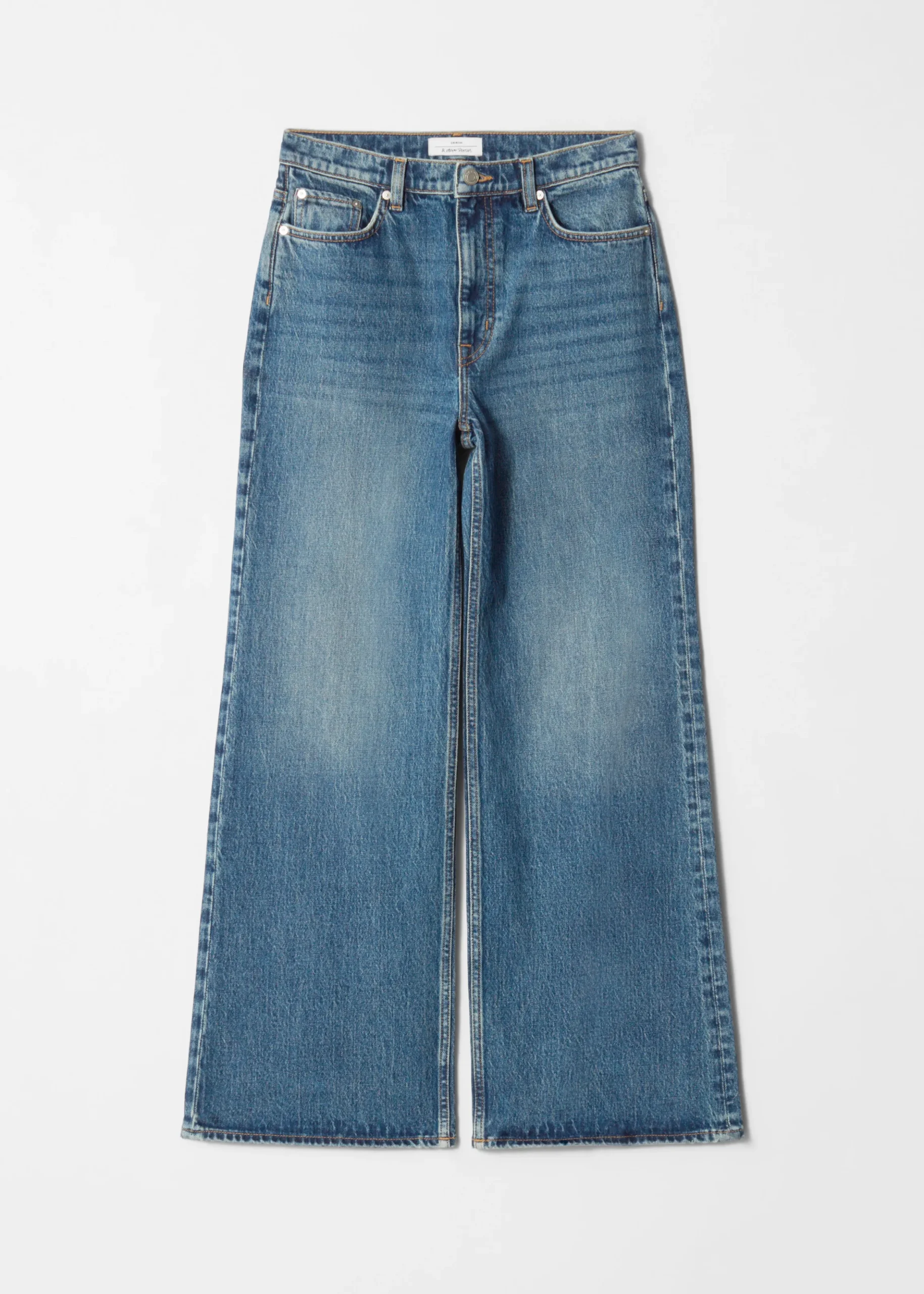 Jeans mit weitem Bein