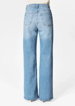 Jeans mit weitem Bein