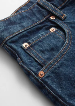 Jeansshorts mit weitem Bein