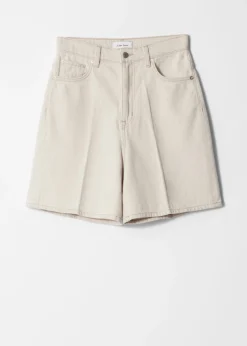 Jeansshorts mit weitem Bein