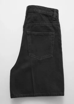 Jeansshorts mit weitem Bein