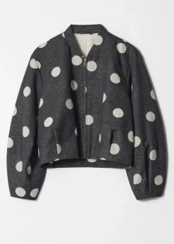 Kastenförmige Bomberjacke
