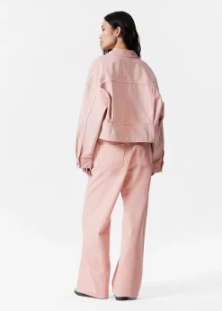 Kastenförmige Jeansjacke