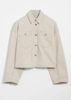 Kastenförmige Jeansjacke