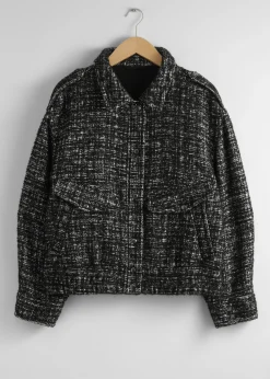 Kastenförmige Tweedjacke