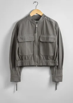 Kastenförmige Utility-Jacke