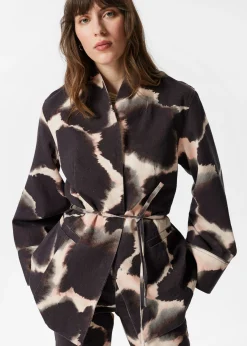 Kimonojacke mit Bindegürtel