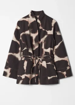 Kimonojacke mit Bindegürtel