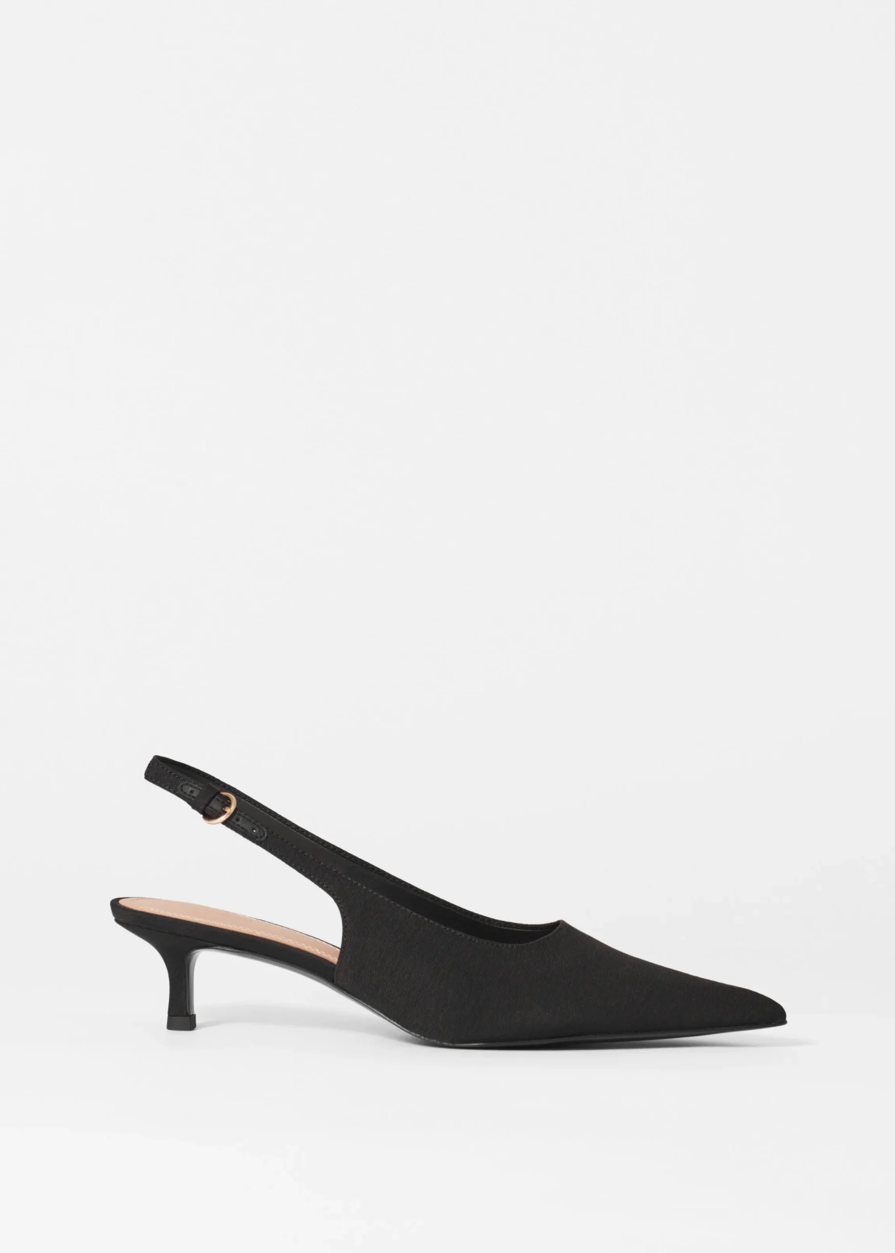 Klassische Satin-Pumps