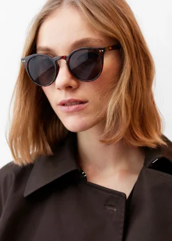 Klassische Sonnenbrille mit rundem Rahmen