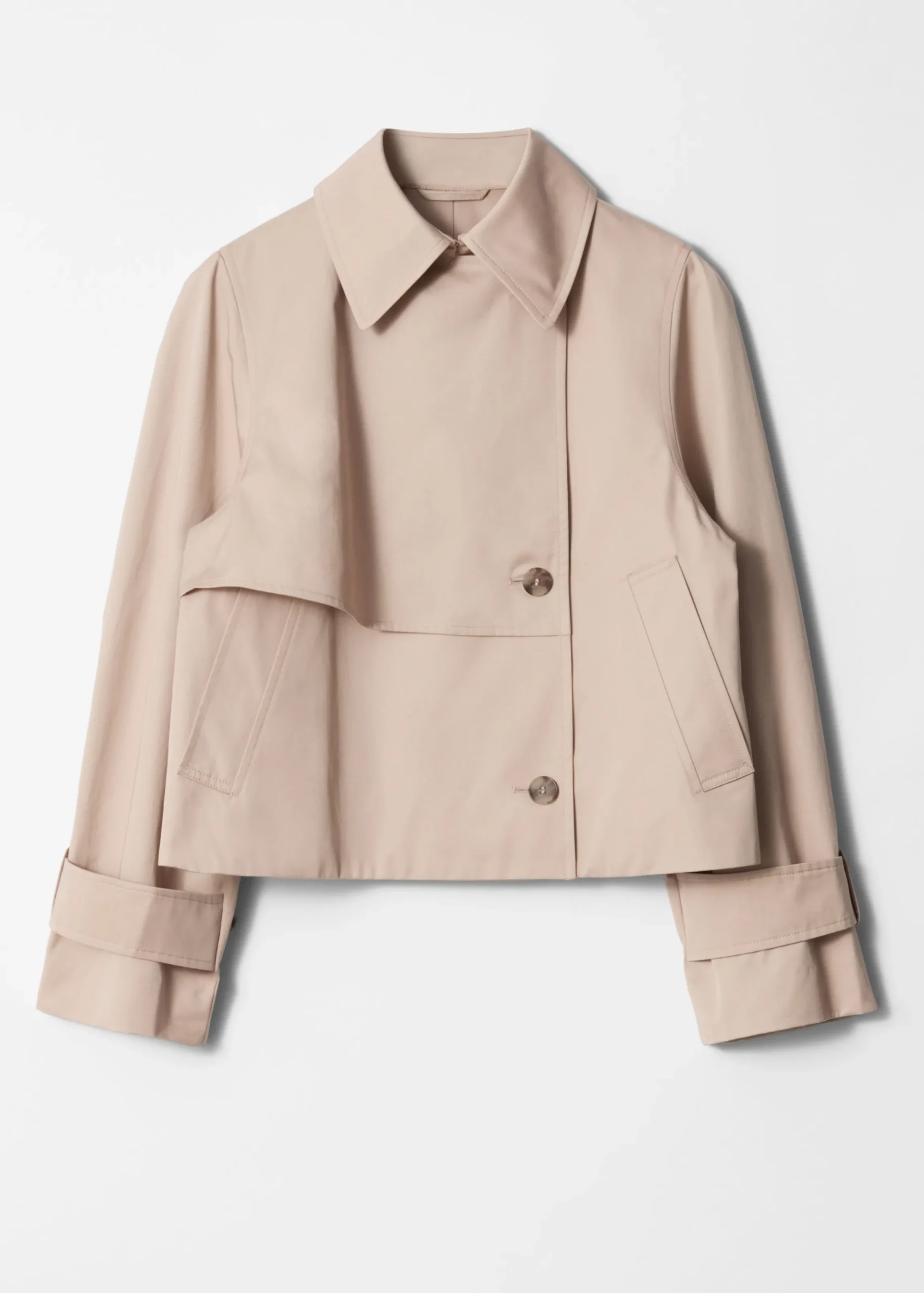 Kurze Trenchcoat-Jacke