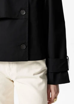Kurze Trenchcoat-Jacke