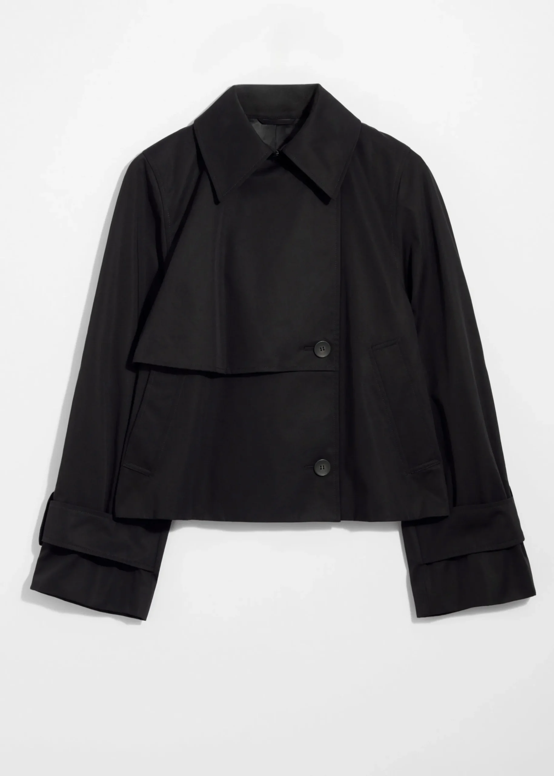 Kurze Trenchcoat-Jacke