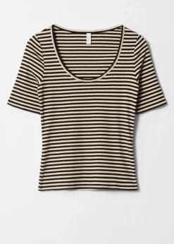 Kurzärmliges T-Shirt aus Baumwolle