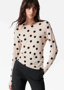 Langarmshirt aus Jersey