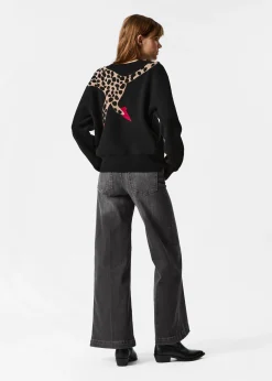 Langärmliger Strickpullover