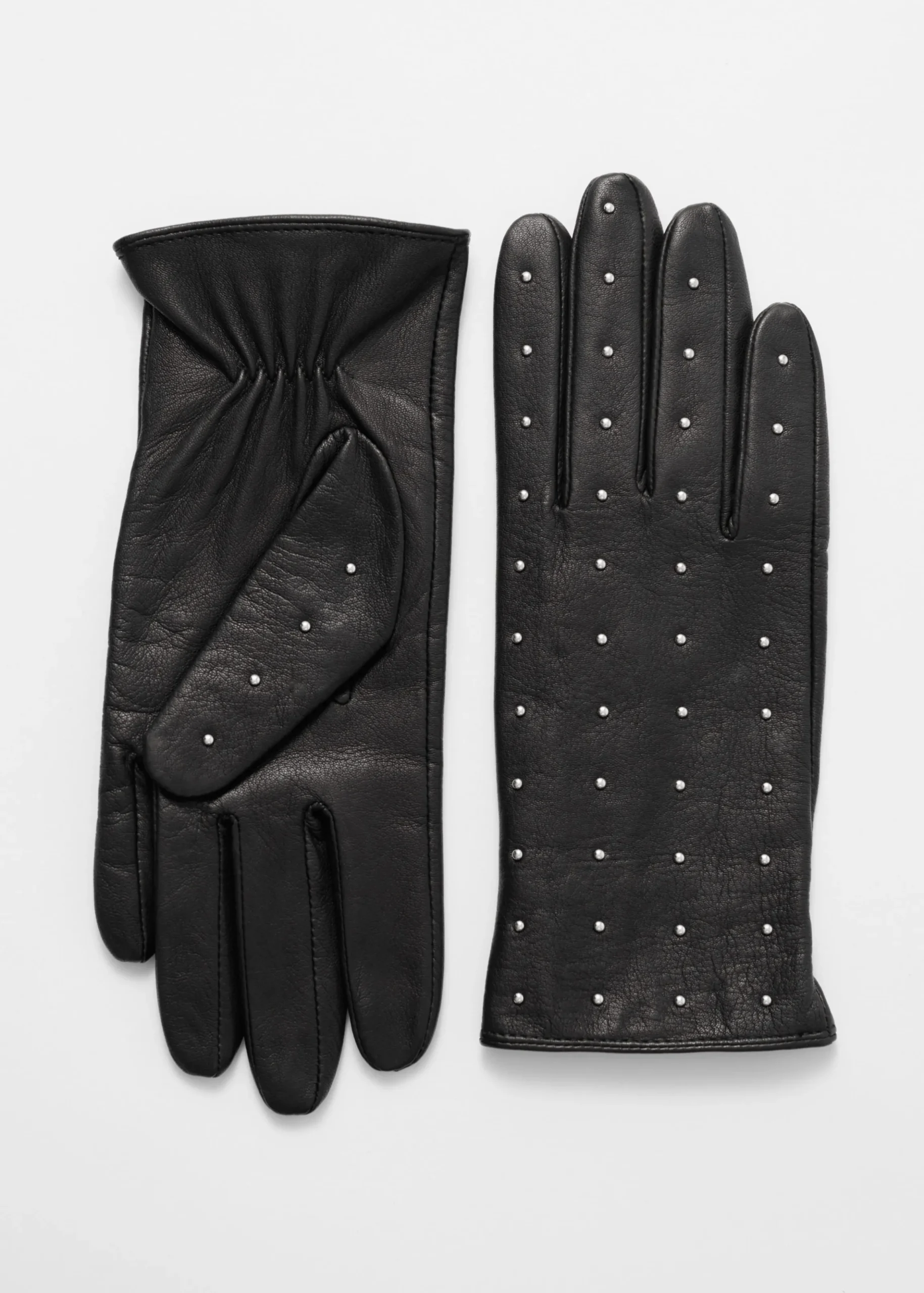 Lederhandschuhe mit Nieten