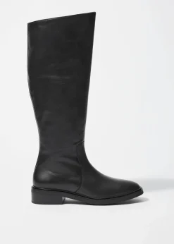 Lederstiefel im Reiterstil