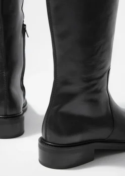 Lederstiefel im Reiterstil
