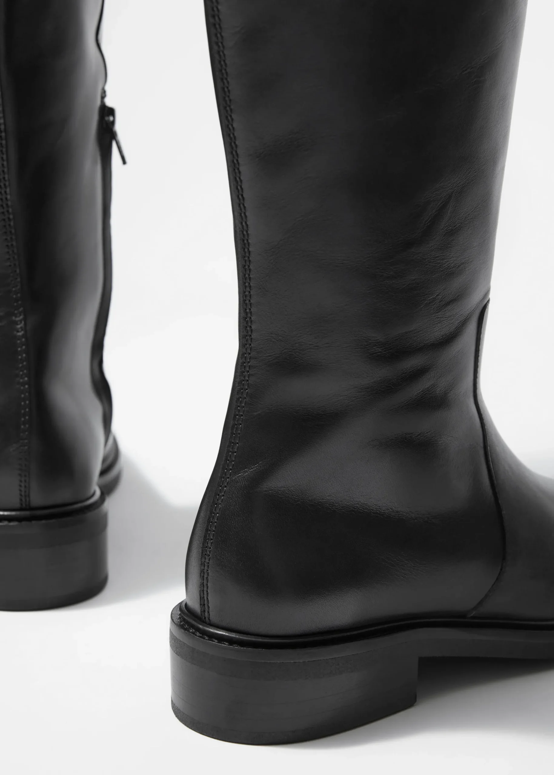 Lederstiefel im Reiterstil
