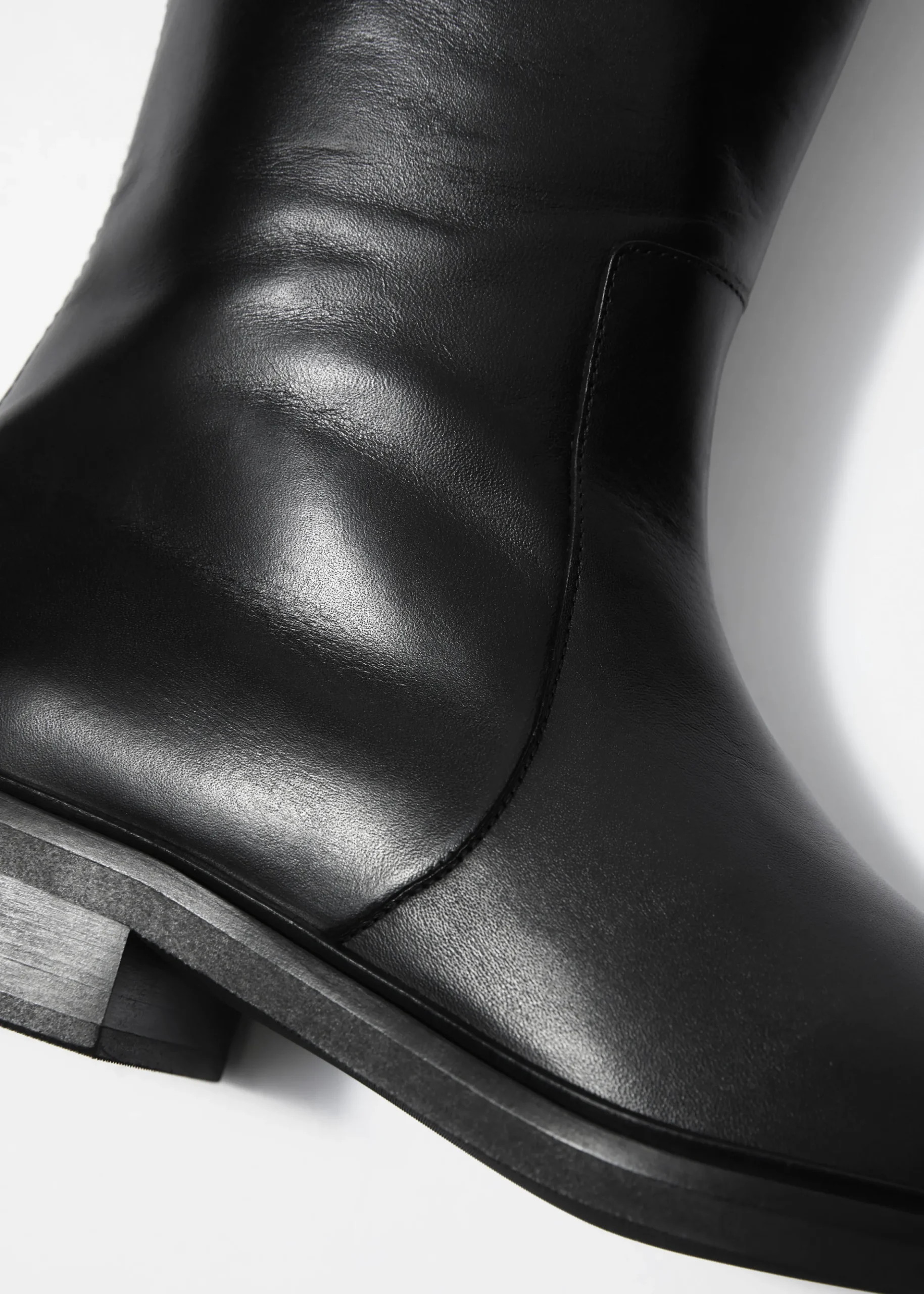 Lederstiefel im Reiterstil