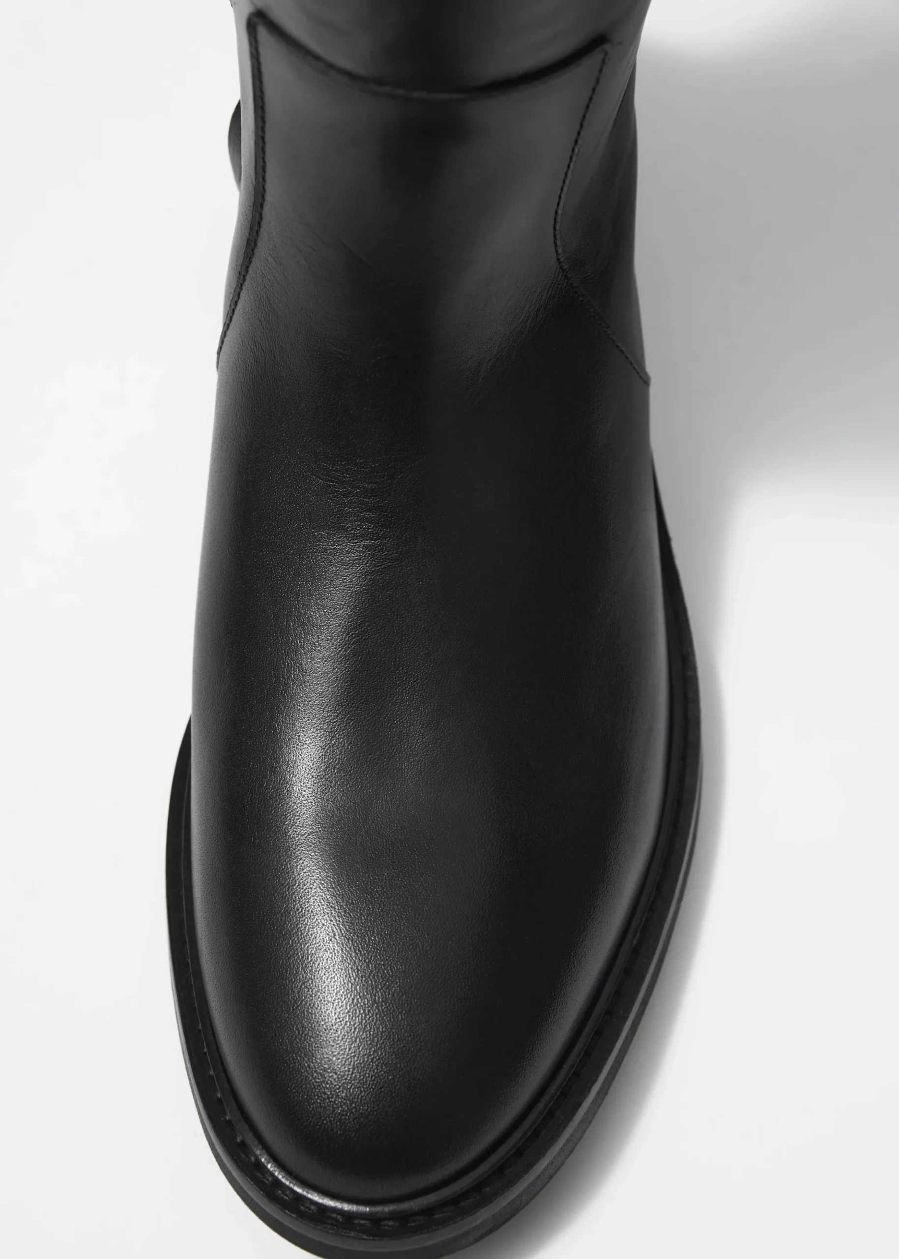 Lederstiefel im Reiterstil